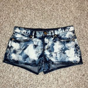 Tory Burch Jean Short Shorts Size 28 Acid Wash